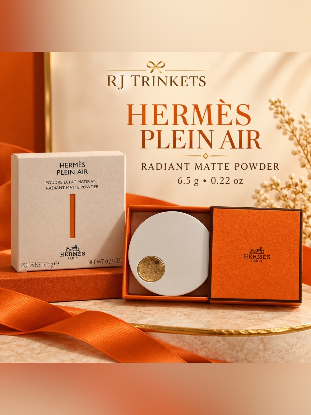 Hermes Plein Air Radiant Matte Powder Blush - Rose Poivre
